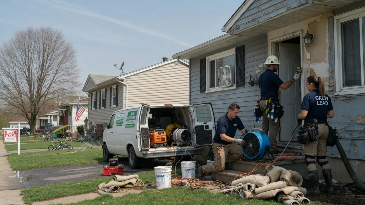 Flood Cleanup in Chester Springs, PA near me